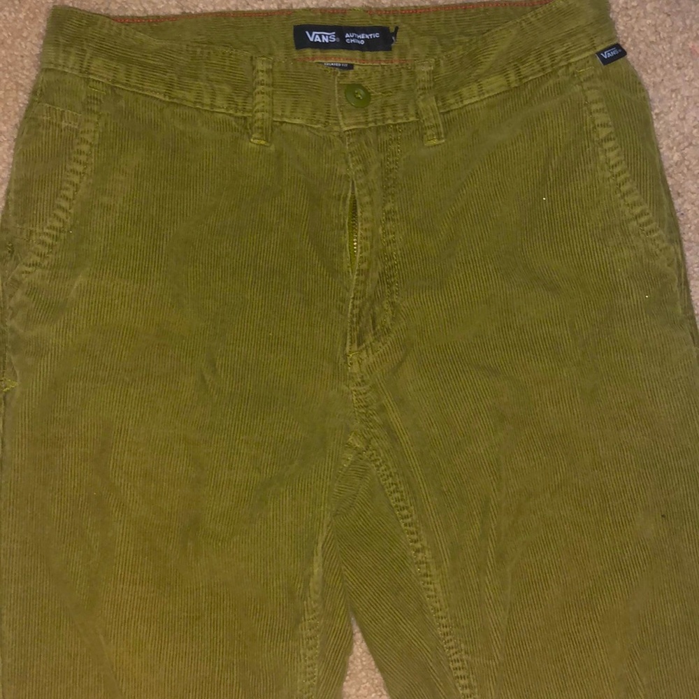 corduroy pants, zumiez pants, vans chino corduroy pants olive green, skate pants